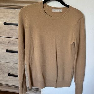 Everlane Cashmere Crew Camel XS